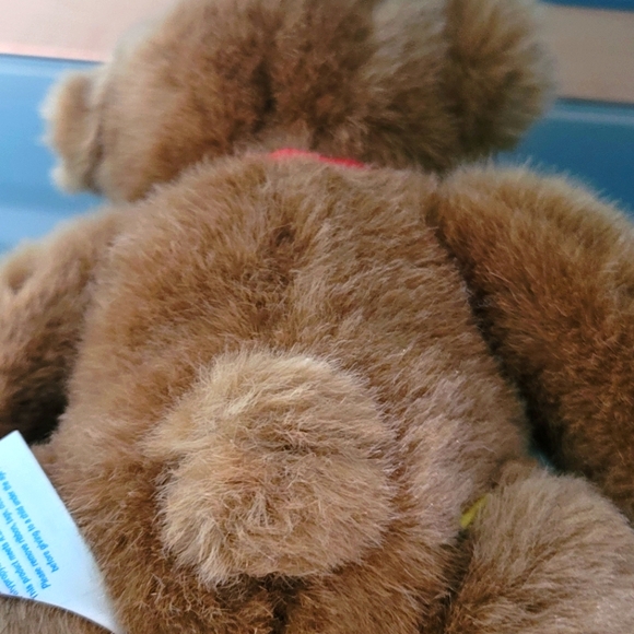 ⏳ Get it for $5 11" Build-a-Bear Workshop Teddy Bear w/red bow gently preloved - Picture 5 of 6